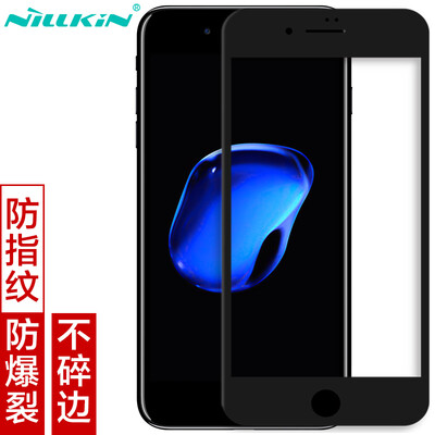 

Nilkin iPhone8 / 7 / Apple 8/7 3D Soft Edge Full Screen Cover Взрывозащищенная закаленная стеклянная пленка / пленка мобильного телефона AP + Pro Черная дуга