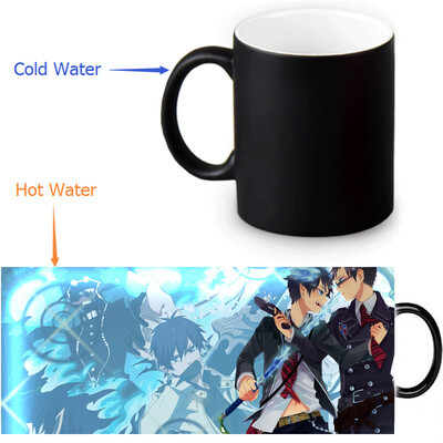 

Ao no Exorcist 350ml12oz Heat Reveal Mug Color Change Coffee Cup Sensitive Morphing Mugs Magic Mug Milk Tea Cups