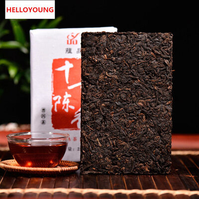 

C-PE085 Puer чай здравоохранения pu er чай pu erh сжатый pu'er кирпич Puerh Yunnan древние деревья ароматный старый кирпичный чай