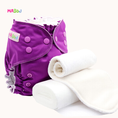 

Maboj Reusable Nappy Diaper Pocket Cloth Diapers  Fits All Diaper Liners Flushable&Microfiber Inserts