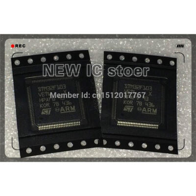 

Free Shipping 2pcslots STM32F103VET6 32F103VET6 LQFP-100 100New original IC In stock