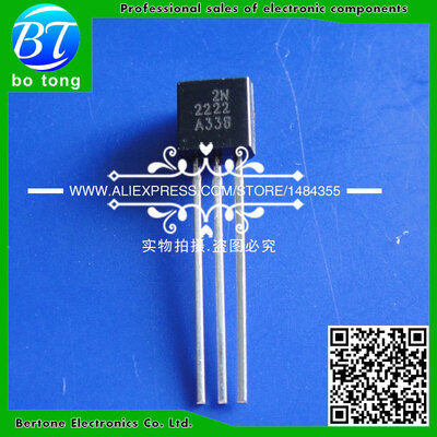 

Free shipping 1000PCS 2N2222 Transistors NPN TO-92