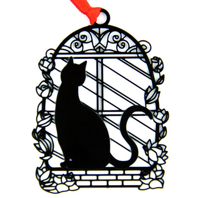 

Sauze culture Korean creative hollow bookmarks - windowsill cat birthday card Teacher&39s Day Christmas creative gift business gifts
