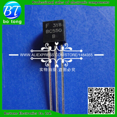 

500pcs free shipping BC550B BC550 TO-92 Bipolar Transistors - BJT NPN 45V 100mA