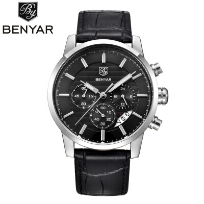 

BENYAR Men Watch Top Brand Luxury Quartz Watch Mens Sport Fashion Analog Leather Strap Male Wristwatch New Waterproof Clock