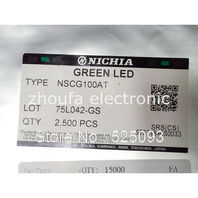 

2500pcslot NSCG100AT SMD LED