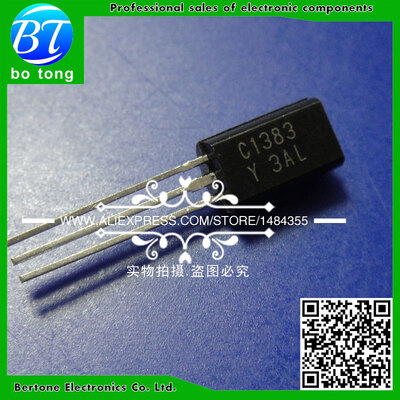 

Free shipping 2SC1383 C1383 1383 NPN Transistor TO-92L Triode Low Power Transistor 100pcs/bag