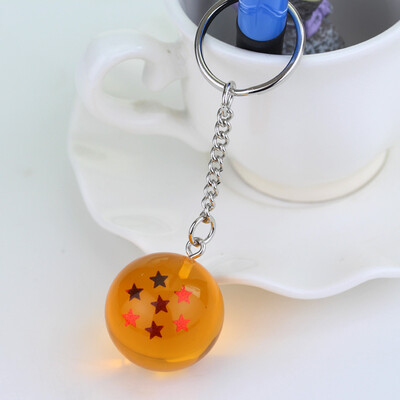

New Cool Anime Dragon Ball Keychain Crystal ball Bag Pendant Decorations Summoned seven summon dragons