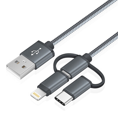 

Love ant ianttek SQ-01 кабель для кабеля для мобильного телефона для мобильного телефона три в одном подходящем мобильном телефоне Android / Apple / Type-c China Red