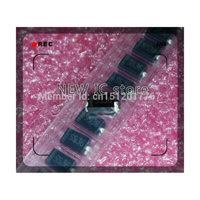 

Free shipping 500PCS SS36 SR360 SMA 60V 3A SMD Schottky diode