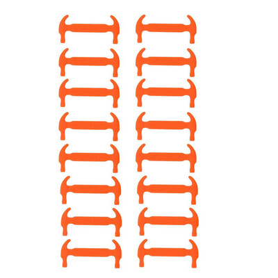 

JUP 1 set 16 Roots Lazy Shoelaces Laces Shoelace Buckle Flat Square Head Bracelet Canvas Leisure Sports Shoes Silicone Elastic