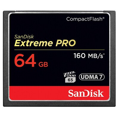 

SanDisk (SanDisk) Скорость чтения 64GB 160MB / s скорость записи 150 Мбайт / с Экстремальные Ультра скорость CompactFlash карт UDMA7 CF карты