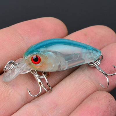 

Vanker 4.5cm Mini Fish Bait Catch Fish Kit Fishing Lure Tackle Crankbait Crank Bait Set 1Pcs