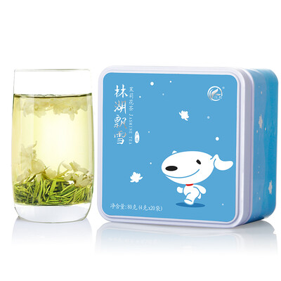

[Jingdong JOY Co-branded] Lin Hu Piao Xue Yan Qingchuan Красный чай Травяной чай Jasmine Tea Premium 80g / box