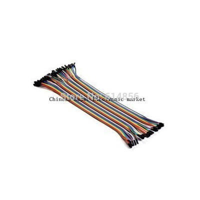 

80pcs= 2 Raw X 40pcs Female to Female Dupont wire cable Line 1p-1p pin connector 20cm 2.54mm