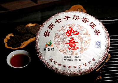 

C-PE105 Yunnan Puerh tea 357g Puer спелый чай Желаемый чайный пирог приготовленный чай старое дерево