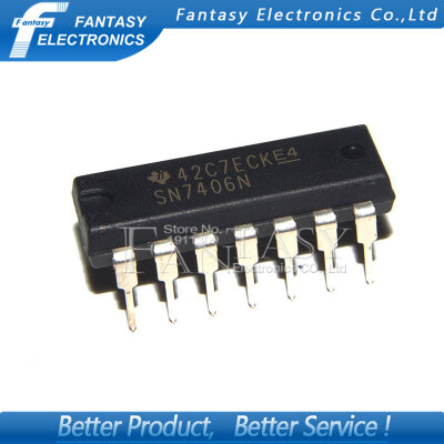 

50PCS SN7406N DIP14 SN7406 DIP 7406 new and original IC free shipping