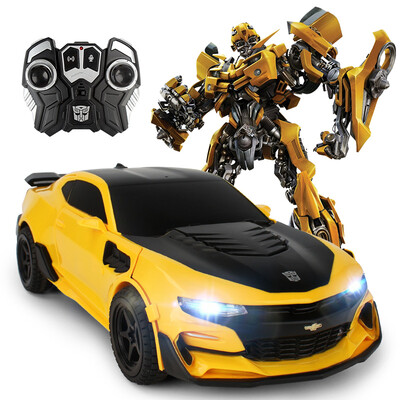 

New Qida Transformers remote control car hornet can voice-activated induction deformation charging car man model boy toy car gift 757-B026