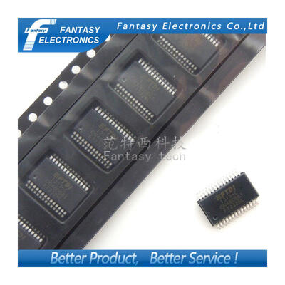 

2PCS FT232RL SSOP28 FT232 SSOP SMD USB UART ( USB - Serial) I.C. new and original free shipping