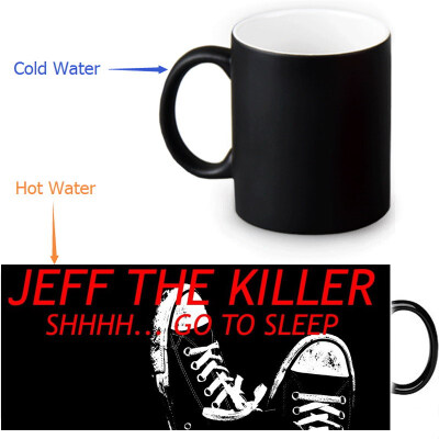 

Jeff The Killer Morphing Mug Color Change Tea Cup Magic Milk Coffee Mug