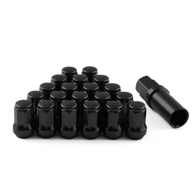 

Ryanstar Racing Universal 12X1.25/12X 1.5 20PCS Aluminum Acorn Style wheels lock lug nuts with Locking Key