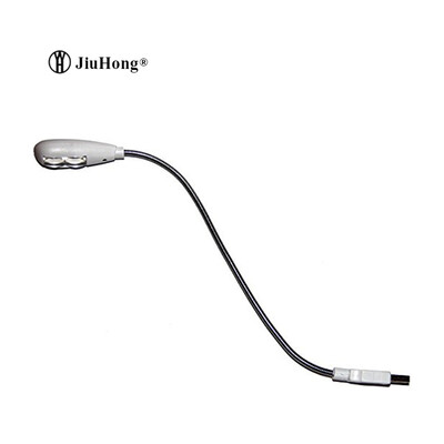 

USB Reading Lamp with 2 LED Lights and Flexible Gooseneck - Great for home, remote/travel, study or office use