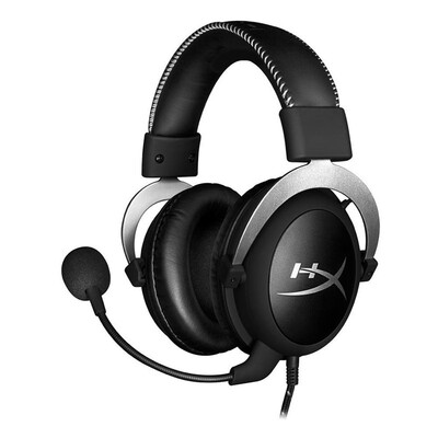 

Kingston HyperX Cloud Silver Gaming Headset с микрофоном 53 Драйвер 3,5 мм Jack - черный + серый