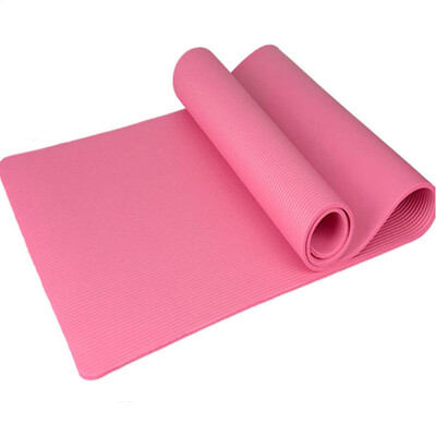 

Hot Sale Thick NBR Pure Color Anti-skid Yoga Mat