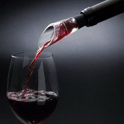 

Acrylic Stainless Wine Aerator Pour Spout Bottle Stopper Decanter Aerating