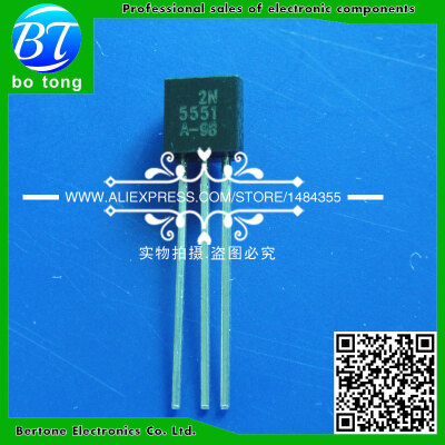 

New original 50pcs 2N5551 Transistor NPN 160 Volts 600 mA TO-92