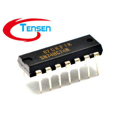 

25Pcs/Lot SN74HC74N 74HC74 74HC74N Dual D Flip-flop DIP-14 74 Logic IC
