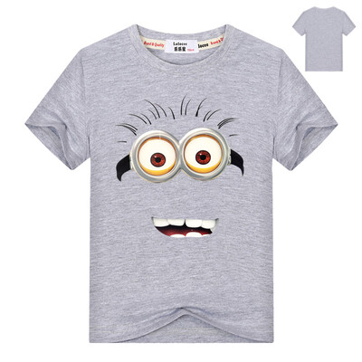

Летняя одежда Мальчики tshirt Презренные майнионы майка 3D-принт Дети Мультфильм Символы футболки Тройники Типичная майка