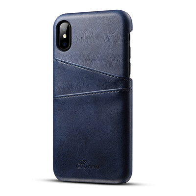 

Sportler leather iphone case iphone X8 plus7 plus6s HUAWEI mate 10 shell creative cover card sleeve