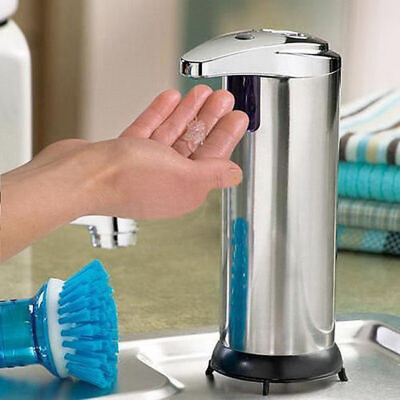 

Stainless Steel Handsfree Automatic IR Sensor Touchless Soap Liquid Dispenser