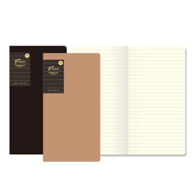 

Vmo travel account book refill core base account core cross frame narrow log notebook notebook notepad C8101 light brown