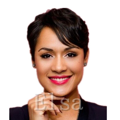 

Brazilian Hair Short pixie cut Bob Full lace Wigs 130 Density Straight Human Hair Bob Lace Front Wigs With Bang