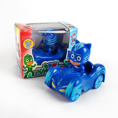 

Новые обновленные 1pcs / lot Pj Маскированные персонажи мультфильма Catboy Owlette Gekko Cloak Toys Car Set pj masks Toy