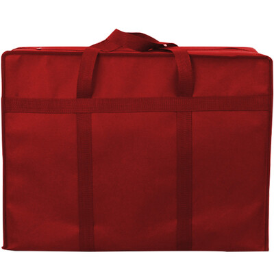 

Reinforced thick non-woven fabric moving bag luggage storage bag extra large wine red BJ010