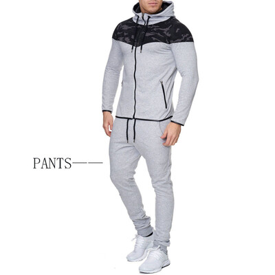 

New Men Fashion 2 Parts Hooded Sweatshirt&Sport Pants Set