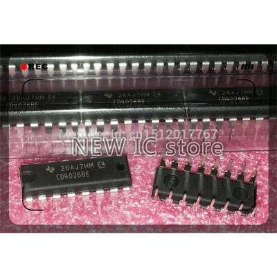 

Free shipping 100pcs/lot CD4026BE CD4026 4026 DIP16 100% NE W