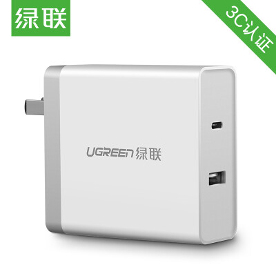 

UGREEN Type-C Dual Port Charger PD45W Fast Charge Plug iphoneX88plus Huawei mate10MacBook