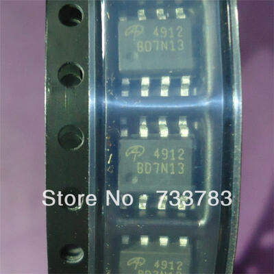 

10pcs/lot AO4912 4912 MOSFET(Metal Oxide Semiconductor Field Effect Transistor)