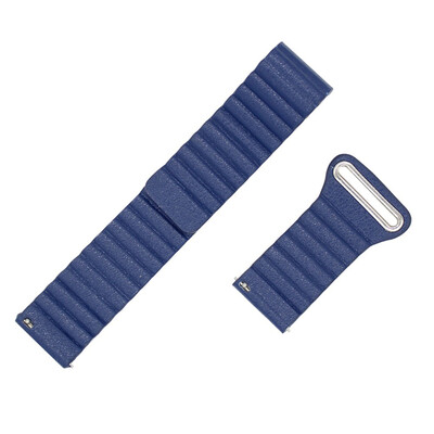 

22mm Genuine Leather Watchband Magnetic Clasp Strap for Samsung Gear S3 Classic Gear S3 Frontier