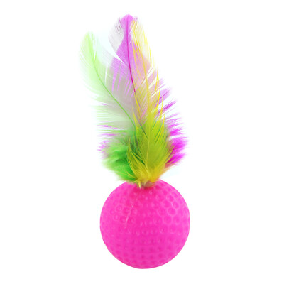 

Luochu Luxchic cat toy puzzle molars funny cat toy golf feathers