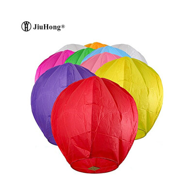 

5pcs Fun Sky Flying Lanterns Китайский KongMing Lantern Fire-resistant Handmade Romantic gifts Желание бумажных фонарей