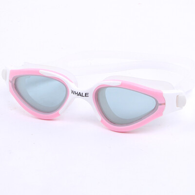 

Swim Goggles Whale Profession No Leaking Anti Fog Men Women Adult Swimming Mirror Coated Free Quick Adjustable Silicone Headband