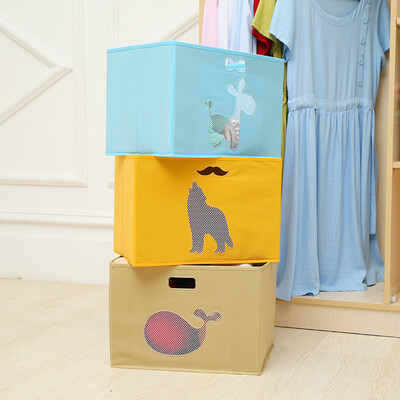 

Tinghao tinghao colorful non-cover non-woven storage box debris storage box