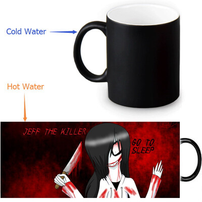 

Jeff The Killer Morphing Mug Color Change Tea Cup Magic Milk Coffee Mug