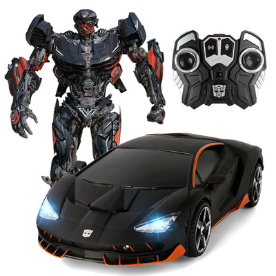 

Xin Qida Transformers remote control car can be voice-activated induction deformation charging car man model boy toy car gift 757-B027 hot broken