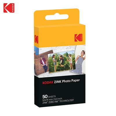

Kodak PRINTOMATIC Polaroid Camera is a yellow&white instant camera 10 million pixels ZINK inkless printing simple hit color